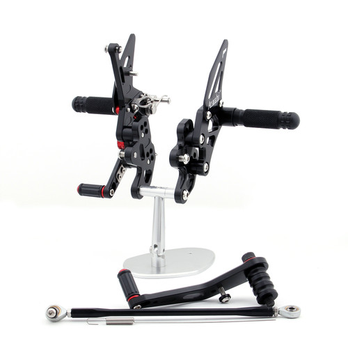 Adjustable CNC Rider Rear Set Rearsets Footrest Foot Rest Pegs Fit For Suzuki GSXR 600/750 2006-2010 BLK Adjustable CNC Rider Rear Set Rearsets Footrest Foot Rest Pegs Fit For Suzuki GSXR 600/750 2006-2010 BLK