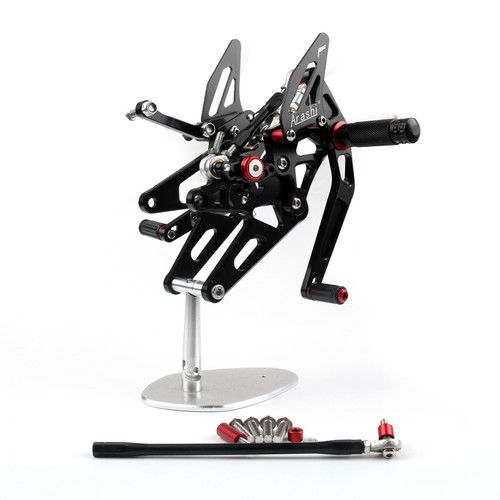 CNC Made Rearsets Fit For Yamaha YZF R1 2004-2006 BLK CNC Made Rearsets Fit For Yamaha YZF R1 2004-2006 BLK