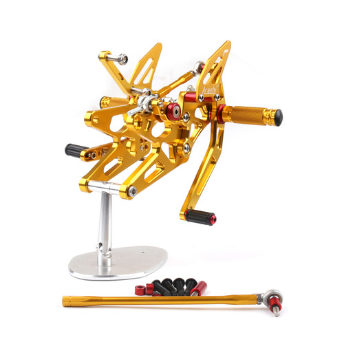 CNC Made Rearsets Fit For Yamaha YZF R1 2004-2006 GOLD