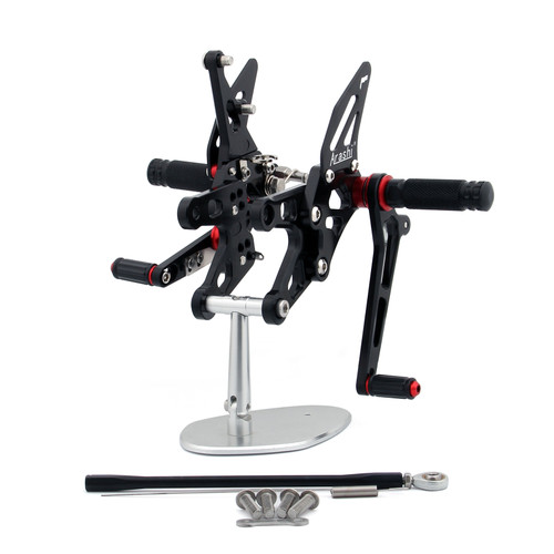 CNC Made Rearsets Fit For Kawasaki ZX10R 2006-2007 BLK CNC Made Rearsets Fit For Kawasaki ZX10R 2006-2007 BLK