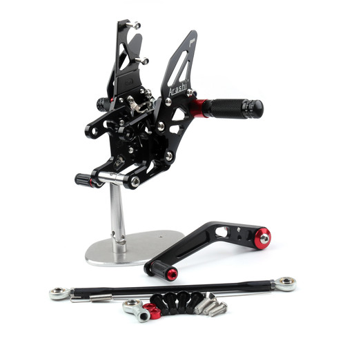 Adjustable CNC Rider Rear Set Rearsets Footrest Foot Rest Pegs Fit For Honda CBR1000RR 2012-2018 BLK Adjustable CNC Rider Rear Set Rearsets Footrest Foot Rest Pegs Fit For Honda CBR1000RR 2012-2018 BLK