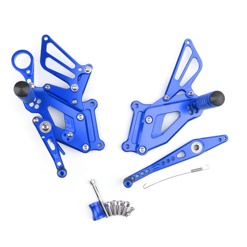 CNC Made Rearsets Fit For BMW S1000RR 2015-2017 BLUE CNC Made Rearsets Fit For BMW S1000RR 2015-2017 BLUE