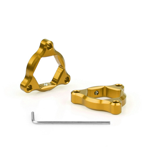 Fork Preload Adjusters Ducati 1098 748 916 996 998 999 22mm Gold Fork Preload Adjusters Ducati 1098 748 916 996 998 999 22mm Gold