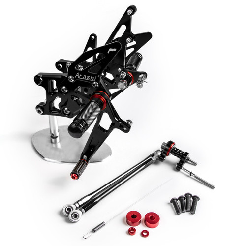 Adjustable CNC Rider Rear Set Rearsets Footrest Foot Rest Pegs Fit For Honda CBR600RR ABS 2009-2015 BLK Adjustable CNC Rider Rear Set Rearsets Footrest Foot Rest Pegs Fit For Honda CBR600RR ABS 2009-2015 BLK