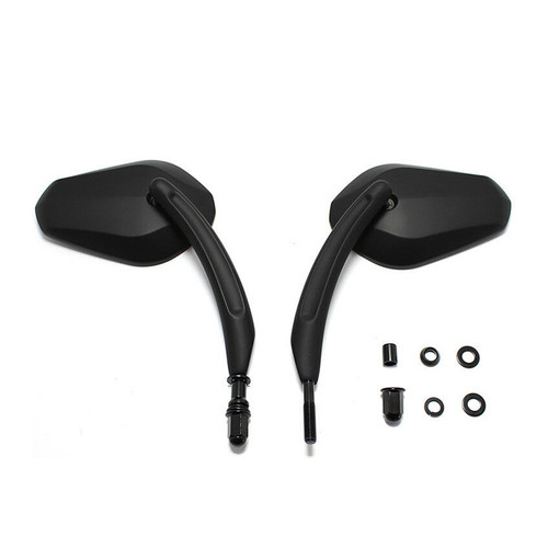 Pair Rear View Mirrors Fit For Harley Dyna Cross Bones Electra Glide Fatboy Heritage Softail Road King Glide Sportster 883 1200 BLK Pair Rear View Mirrors Fit For Harley Dyna Cross Bones Electra Glide Fatboy Heritage Softail Road King Glide Sportster 883 1200 BLK