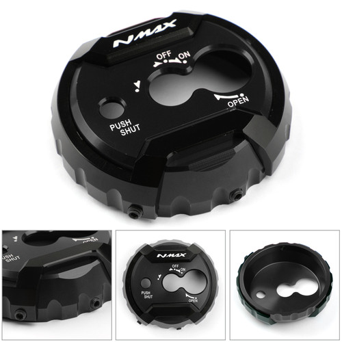 Ignition Switch Lock Cover Decal Key Starter Lock Cover Fit For Yamaha NMAX 125 150 155 2015-2019 BLK Ignition Switch Lock Cover Decal Key Starter Lock Cover Fit For Yamaha NMAX 125 150 155 2015-2019 BLK