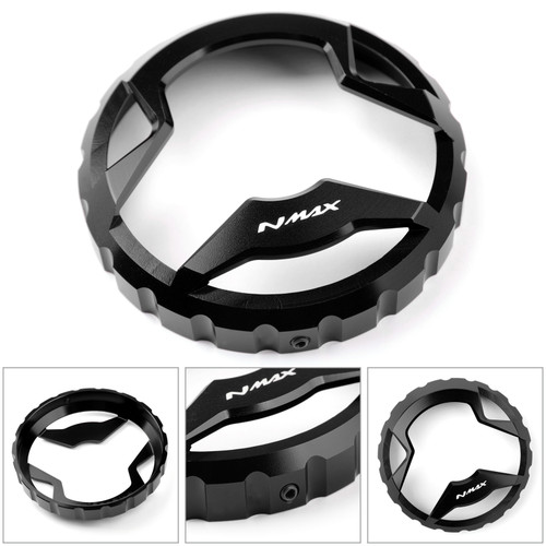 Fuel Gas Tank Cap Oil Tank Cover Decor Fit For Yamaha NMAX 125 150 155 2015 2016 2017 2018 2019 BLK