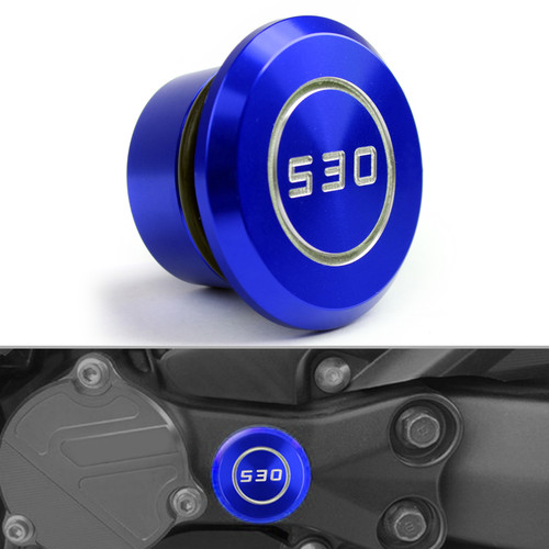 CNC Aluminum Alloy Frame Hole Cover Protective Fit For Yamaha T-max Tmax 530 2005-2016 BLUE