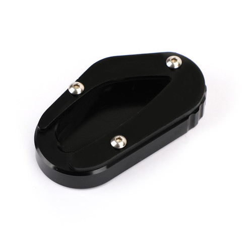 Kickstand Side Stand Extension Pad Fit For Triumph Bonneville T100 2018-2020 Bonneville T120 2016-2020 BLK