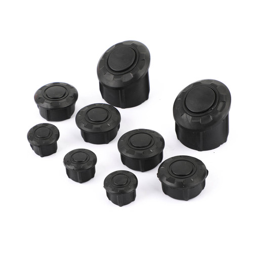 Frame Plugs Set Hole Caps Fit For BMW R1200GS LC Adventure 2014-2019 R1250GS Adventure 2019