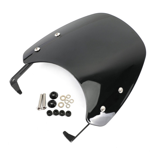 Windshield Fit For Triumph SCRAMBLER 1200 2019-2021 BLK Windshield Fit For Triumph SCRAMBLER 1200 2019-2021 BLK
