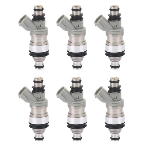 6Pcs Fuel Injectors Fit Toyota T100 Tacoma 4Runner 1996-1998 3.4L 23250-62030 6Pcs Fuel Injectors Fit Toyota T100 Tacoma 4Runner 1996-1998 3.4L 23250-62030