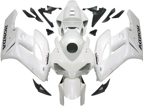 Fairings Honda CBR 1000 RR White Metallic Siver CBR Racing (2004-2005)