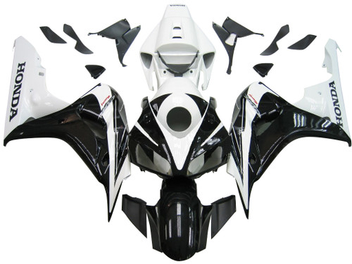 Fairings Honda CBR 1000 RR Black and White CBR Racing (2006-2007)