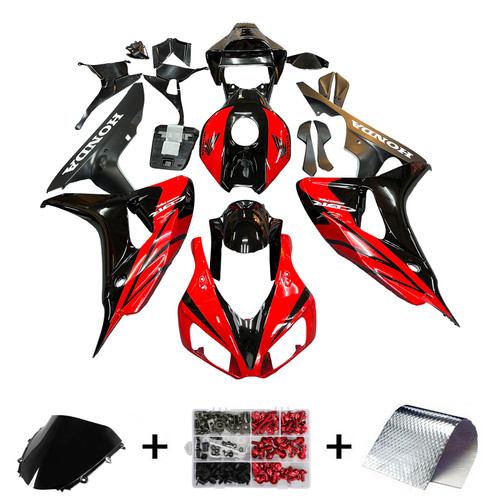 Fairings Honda CBR 1000 RR Black and Red CBR Racing (2006-2007) Fairings Honda CBR 1000 RR Black and Red CBR Racing (2006-2007)