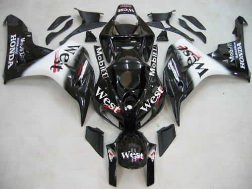 Fairings Honda CBR 1000 RR Black West Racing (2006-2007) Fairings Honda CBR 1000 RR Black West Racing (2006-2007)
