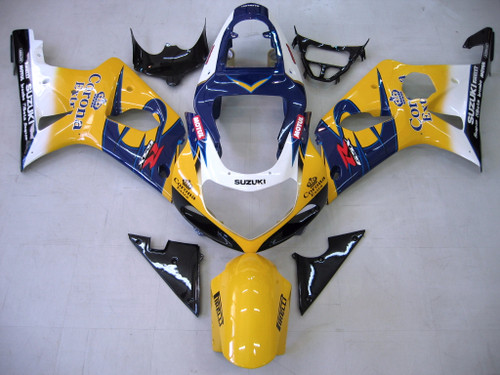 Fairings Suzuki GSXR 1000 Yellow & Blue Corona GSXR Racing (2000-2002) Fairings Suzuki GSXR 1000 Yellow & Blue Corona GSXR Racing (2000-2002)
