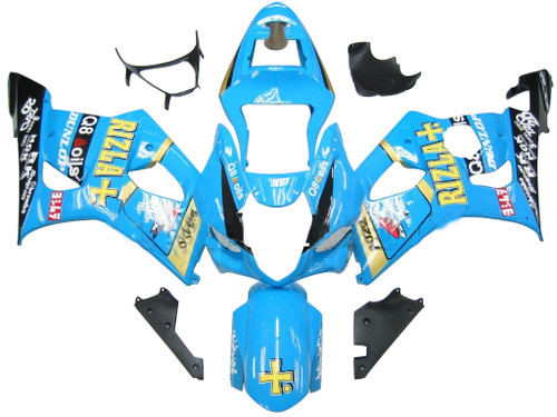 Fairings Suzuki GSXR 1000 Blue Rizla Suzuki Racing  (2003-2004) Fairings Suzuki GSXR 1000 Blue Rizla Suzuki Racing  (2003-2004)