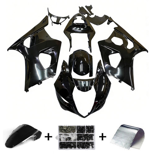 2003-2004 Suzuki GSXR 1000 Black Suzuki GSXR Racing Amotopart Fairings