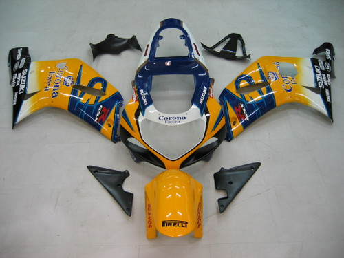 Fairings Suzuki GSXR 600 Yellow & Blue Corona GSXR Racing  (2001-2003) Fairings Suzuki GSXR 600 Yellow & Blue Corona GSXR Racing  (2001-2003)