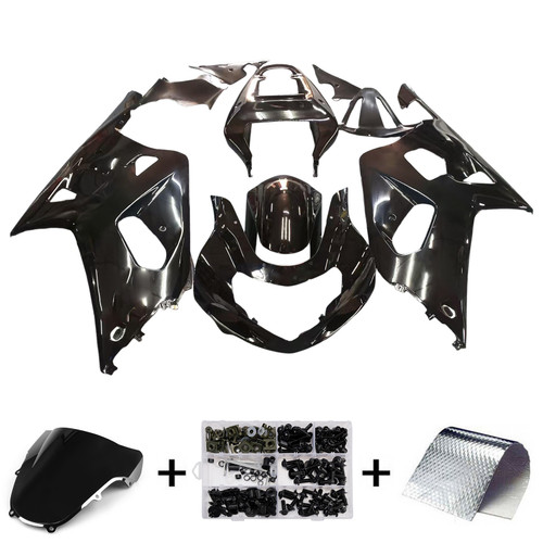 2001-2003 Suzuki GSXR 600 Amotopart Fairings Black Suzuki GSXR Racing