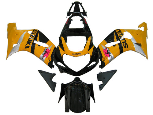 Fairings Suzuki GSXR 600 Yellow & Black GSXR Racing  (2001-2003)