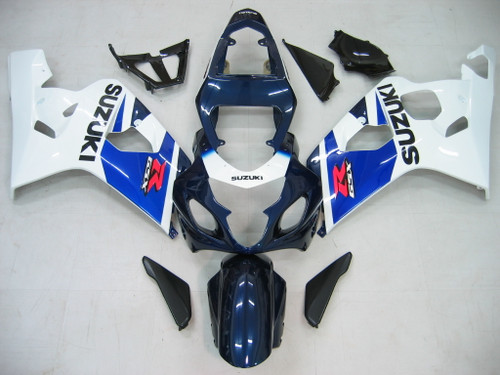 Fairings Suzuki GSXR 600 750 Blue & White GSXR Racing  (2004-2005) Fairings Suzuki GSXR 600 750 Blue & White GSXR Racing  (2004-2005)