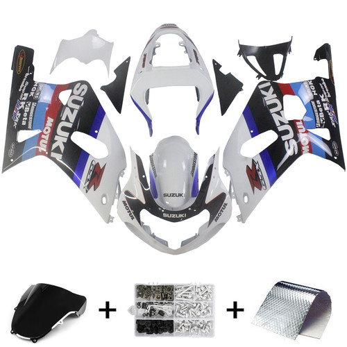 2001-2003 Suzuki GSXR 750 Amotopart Fairings Multi-Color GSXR Racing 2001-2003 Suzuki GSXR 750 Amotopart Fairings Multi-Color GSXR Racing