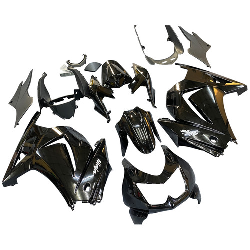 2008-2012 Kawasaki ZX250R EX250 Amotopart Fairings Black Ninja ZX250 Racing 2008-2012 Kawasaki ZX250R EX250 Amotopart Fairings Black Ninja ZX250 Racing
