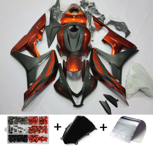 Fairing Kit Bodywork ABS fit for Honda CBR600RR 2007 2008 Red Black