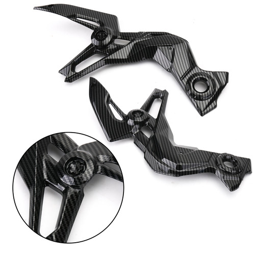 Motorcycle ABS Plastic Frame Guard Cover Trim for Kawasaki Z900 2020-2021 Motorcycle ABS Plastic Frame Guard Cover Trim for Kawasaki Z900 2020-2021