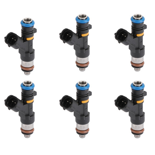 6pcs Fuel Injectors 16600-CD700 Fit Nissan FX35 M35 G35 V6 3.5L 0280158042