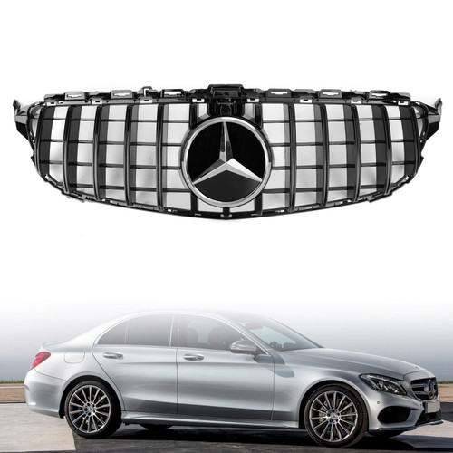 2019-2021 Mercedes-Benz W205 C205 A205 AMG GTR Style Grill Grille W/Camera 2019-2021 Mercedes-Benz W205 C205 A205 AMG GTR Style Grill Grille W/Camera