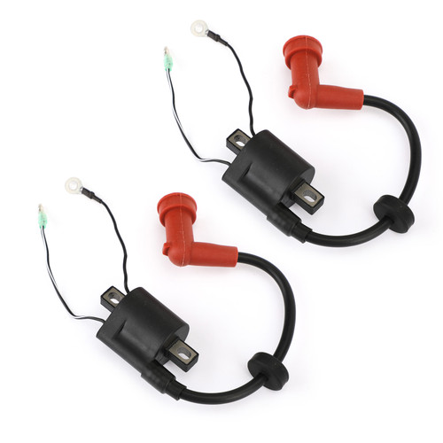 2x Outboard Engine Ignition Coil fit for Yamaha 40hp 40X E40X MHL 66T-85570-00