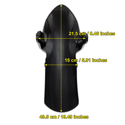 Front Fender Tire Hugger Mudguard for KAWASAKI Z650 Ninja 650 2017-2020 Generic Front Fender Tire Hugger Mudguard for KAWASAKI Z650 Ninja 650 2017-2020 Generic
