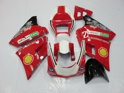 Fairing Kit Bodywork ABS Ducati Red & White 996 748 1996-2002