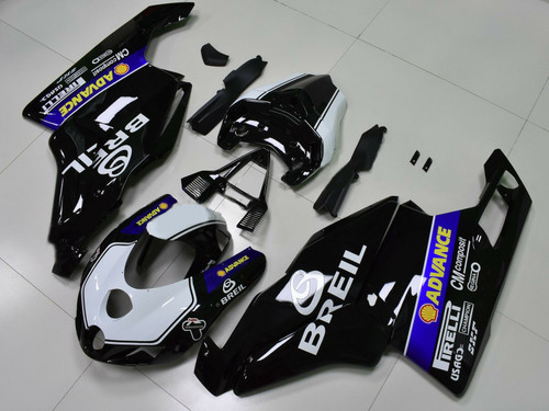 Fairing Kit Bodywork ABS Ducati 999 749 Black &White 2005 2006