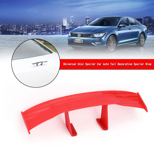 Universal Mini Spoiler Car Auto Tail Decoration Spoiler Wing Red