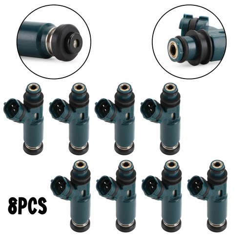 8pcs Fuel Injectors 23250-50040 Fit Toyota Tundra 2000-2004 Lexus 4.7L V8 8pcs Fuel Injectors 23250-50040 Fit Toyota Tundra 2000-2004 Lexus 4.7L V8