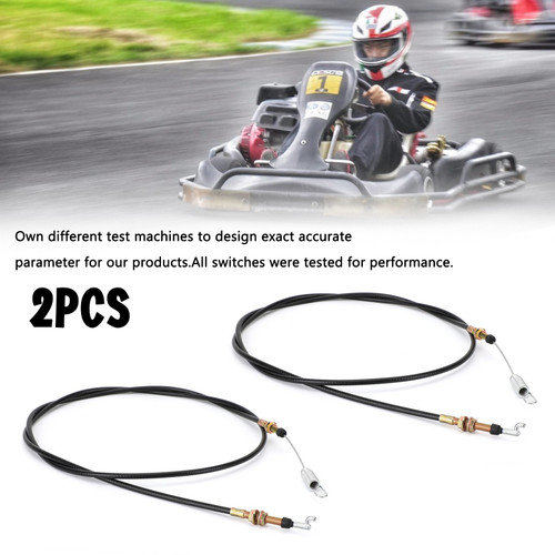 2Pcs Shifter Cable 2-11082 For Chuck Wagon Trail Wagon Land Master LM400 LM650