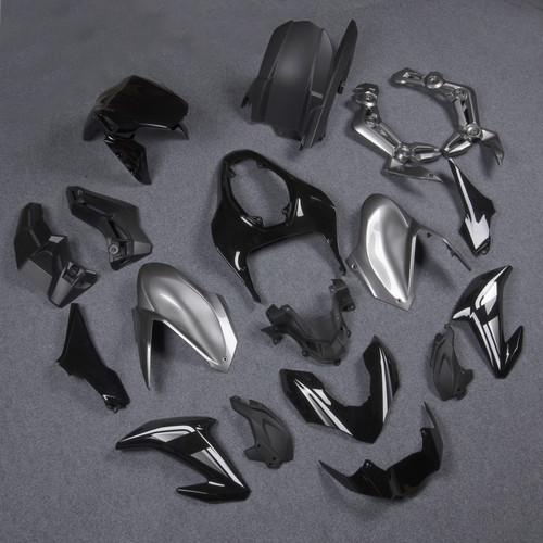 Silver Black Injection Plastic Bodywork Fairing Fit for Kawasaki Z900 2017-2019 Silver Black Injection Plastic Bodywork Fairing Fit for Kawasaki Z900 2017-2019