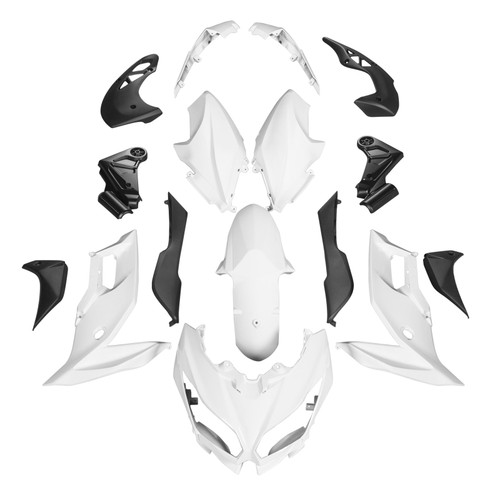 Injection ABS Plastic Bodywork Fairing Fit for Kawasaki VERSYS650 2015-2021 Black White