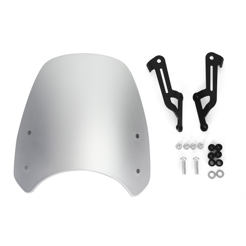 ABS Motorcycle Windshield WindScreen for Triumph Speed Twin 1200 2019-2021 SIL ABS Motorcycle Windshield WindScreen for Triumph Speed Twin 1200 2019-2021 SIL