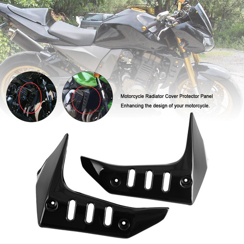 Motorcycle Radiator Cover Protector Panel For Kawasaki Z750 2004-2007