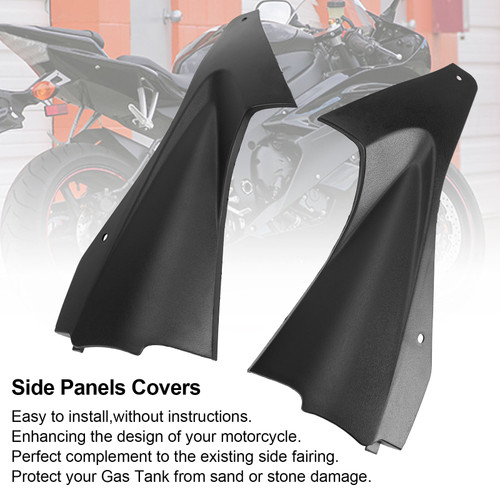 Gas Fuel Tank Side Cover Fairing Panel Cowl Trim for Yamaha YZF R6 2006-2007