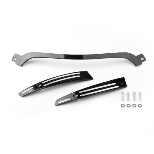 Windshield Double Light Gliding Stripes Trim For Harley Road Glide (2014-2017) Black Windshield Double Light Gliding Stripes Trim For Harley Road Glide (2014-2017) Black