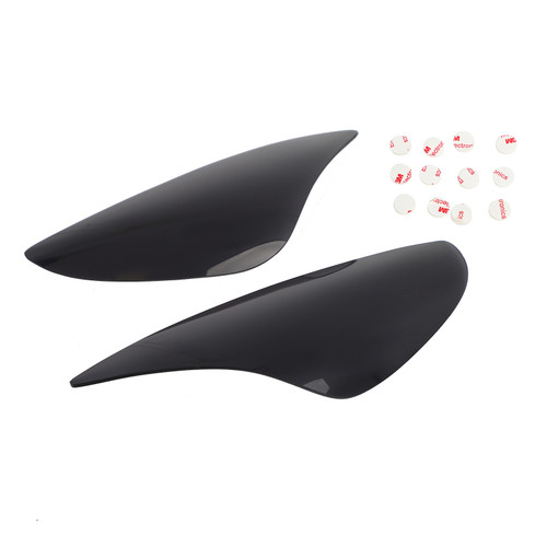 Front Headlight Lens Protection Cover Black Fits For Kawasaki Zx-6R Zx 6R 636