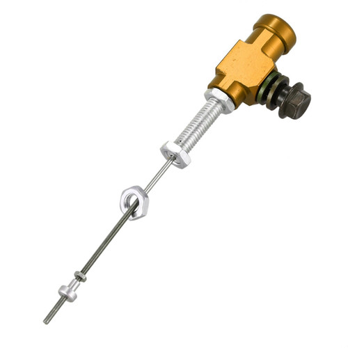 Universal Motorcycle Hydraulic Clutch Master Cylinder Rod Brake Pump M10X1.25Mm Gold Universal Motorcycle Hydraulic Clutch Master Cylinder Rod Brake Pump M10X1.25Mm Gold