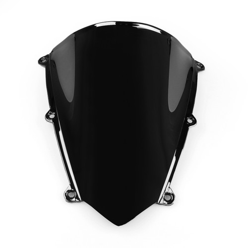 Windscreen Windshield Honda CBR 600 RR (2007-2012), Double Bubble, Black