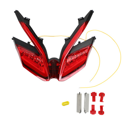 LED Integrated Tail Light Turn Signals For Ducati 959 899 1299 1199 Panigale Red